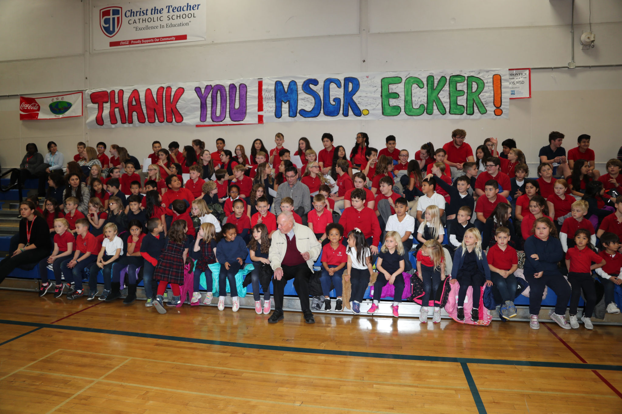 Students and Monsignor